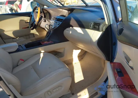 2010 Lexus Rx 350 z USA, uszkodzony, nr VIN 2T2BK1BA0AC012960